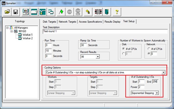 IOmeter test process 03