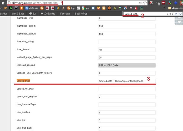 WordPress: Не могу создать директорию uploads/2012/11