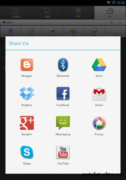 Android: ES File Explorer - расшаривание Android: ES File Explorer - расшаривание