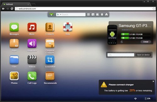 AirDroid: Рабочий стол AirDroid: Рабочий стол